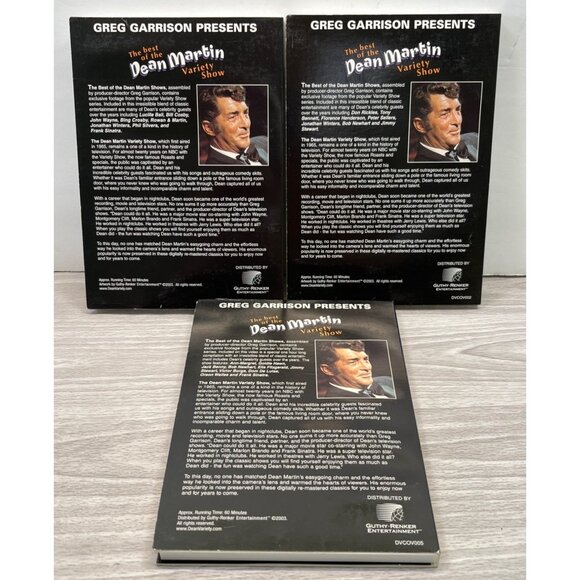 The Best Of The Dean Martin Variety Show 3 DVDs Vol 1 & 2  Special Edition - Picture 2 of 9
